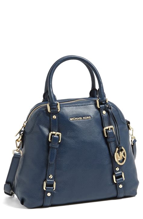 michael kors bedford large navy blue shoulder bags|bedford legacy Michael Kors bag.